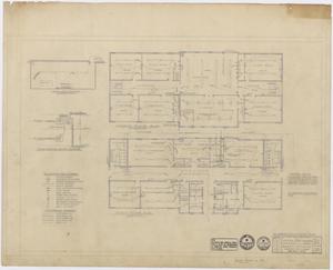 Primary view of object titled 'Anson High School Alterations: First Floor Mechanical Plan'.