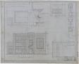 Technical Drawing: High School Building, Archer City, Texas: Elevation and Window Schedu…