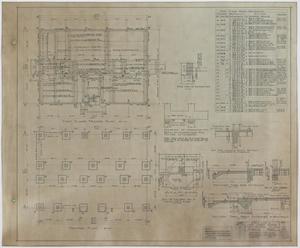 Primary view of object titled 'Junior High School Building, Eastland, Texas: First Story Plans'.