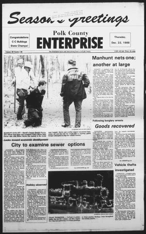 Primary view of object titled 'Polk County Enterprise (Livingston, Tex.), Vol. 106, No. 102, Ed. 1 Thursday, December 22, 1988'.