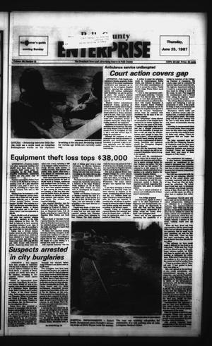 Polk County Enterprise (Livingston, Tex.), Vol. 105, No. 51, Ed. 1 Thursday, June 25, 1987