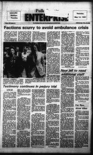 Polk County Enterprise (Livingston, Tex.), Vol. 105, No. 39, Ed. 1 Thursday, May 14, 1987