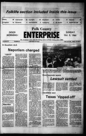 Polk County Enterprise (Livingston, Tex.), Vol. 98, No. 82, Ed. 1 Sunday, October 5, 1980