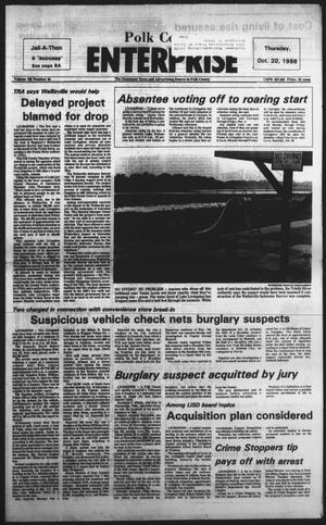 Polk County Enterprise (Livingston, Tex.), Vol. 106, No. 84, Ed. 1 Thursday, October 20, 1988