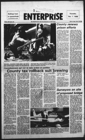 Polk County Enterprise (Livingston, Tex.), Vol. 106, No. 96, Ed. 1 Thursday, December 1, 1988