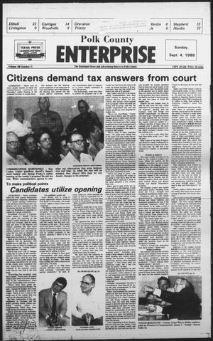 Polk County Enterprise (Livingston, Tex.), Vol. 106, No. 71, Ed. 1 Sunday, September 4, 1988