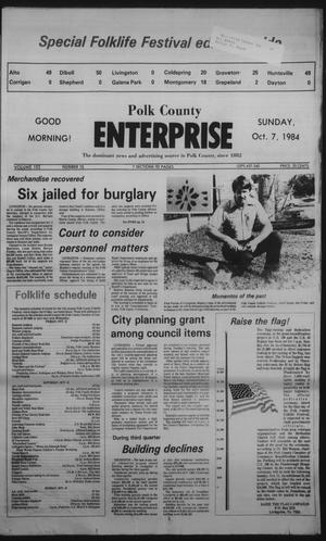Polk County Enterprise (Livingston, Tex.), Vol. 102, No. 78, Ed. 1 Sunday, October 7, 1984
