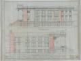 Thumbnail image of item number 1 in: 'First Christian Church, Abilene, Texas: East and West Side Elevations'.
