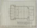 Technical Drawing: First Christian Church, Abilene, Texas: Balcony Floor Plan