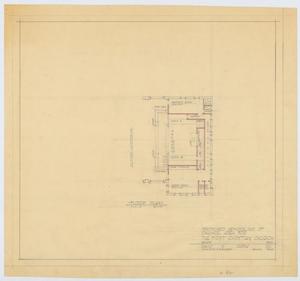 First Christian Church Remodel, Abilene, Texas: Floor Plan for Proposed Remodeling of Chancel Area