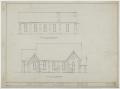 Thumbnail image of item number 1 in: 'Episcopal Church Remodel, Abilene, Texas: Right and Left Side Elevations'.