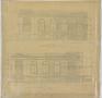 Thumbnail image of item number 2 in: 'College Heights Baptist Church, Abilene, Texas: Left Side and Front Elevations'.