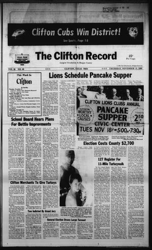 The Clifton Record (Clifton, Tex.), Vol. 85, No. 46, Ed. 1 Thursday, November 13, 1980