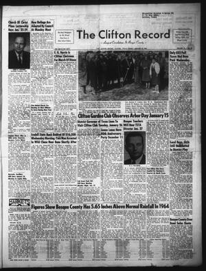 The Clifton Record (Clifton, Tex.), Vol. 70, No. 52, Ed. 1 Friday, January 22, 1965
