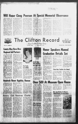 The Clifton Record (Clifton, Tex.), Vol. 80, No. 20, Ed. 1 Thursday, May 15, 1975