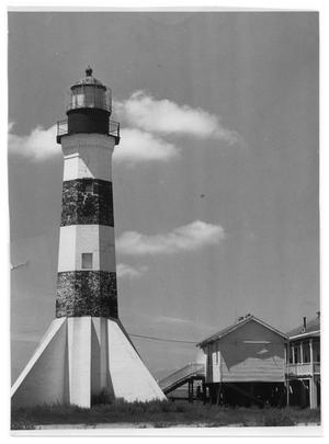 Primary view of object titled '[Sabine Pass Lighthouse]'.