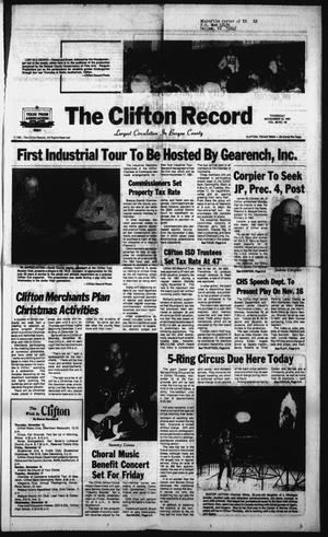 The Clifton Record (Clifton, Tex.), Vol. 86, No. 46, Ed. 1 Thursday, November 12, 1981