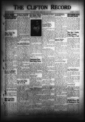 The Clifton Record (Clifton, Tex.), Vol. 51, No. 23, Ed. 1 Friday, July 20, 1945