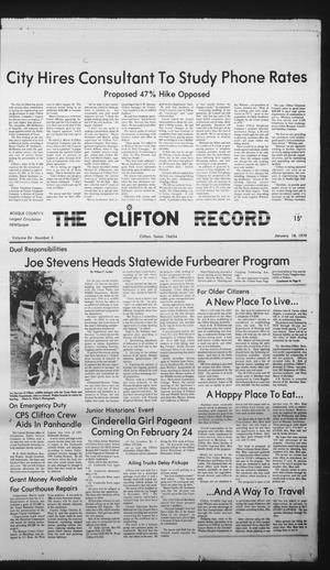 The Clifton Record (Clifton, Tex.), Vol. 84, No. 3, Ed. 1 Thursday, January 18, 1979