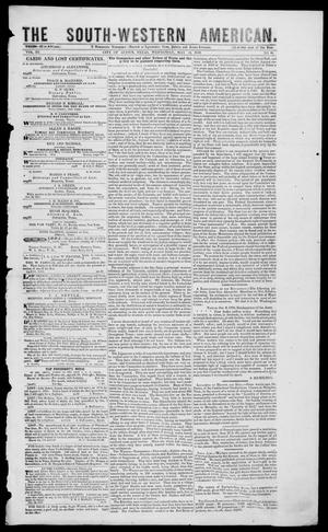 The South-Western American. (Austin, Tex.), Vol. 3, No. 48, Ed. 1, Wednesday, May 12, 1852