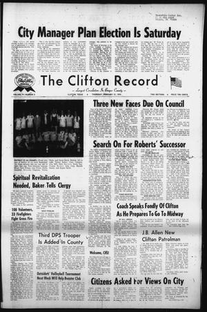The Clifton Record (Clifton, Tex.), Vol. 79, No. 8, Ed. 1 Thursday, February 21, 1974