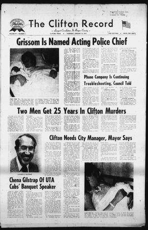 The Clifton Record (Clifton, Tex.), Vol. 79, No. 2, Ed. 1 Thursday, January 10, 1974