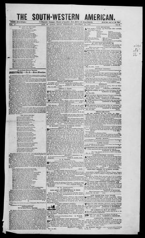 Primary view of object titled 'South-Western American (Austin, Tex.), Vol. 4, No. 25, Ed. 1, Wednesday, December 29, 1852'.