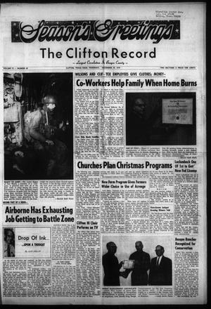 The Clifton Record (Clifton, Tex.), Vol. 76, No. 49, Ed. 1 Thursday, December 24, 1970