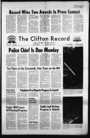 The Clifton Record (Clifton, Tex.), Vol. 79, No. 26, Ed. 1 Thursday, June 27, 1974