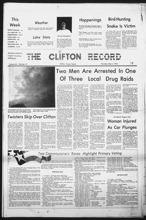 The Clifton Record (Clifton, Tex.), Vol. 83, No. 19, Ed. 1 Thursday, May 4, 1978