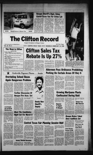 The Clifton Record (Clifton, Tex.), Vol. 85, No. 8, Ed. 1 Thursday, February 21, 1980