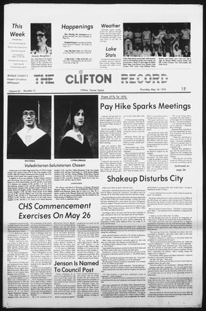 The Clifton Record (Clifton, Tex.), Vol. 83, No. 21, Ed. 1 Thursday, May 18, 1978