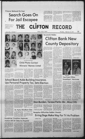 The Clifton Record (Clifton, Tex.), Vol. 84, No. 7, Ed. 1 Thursday, February 15, 1979