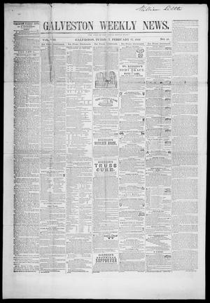 Galveston Weekly News (Galveston, Tex.), Vol. 8, No. 45, Ed. 1, Tuesday, February 17, 1852