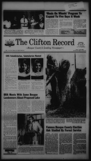 The Clifton Record (Clifton, Tex.), Vol. 92, No. 19, Ed. 1 Thursday, May 7, 1987