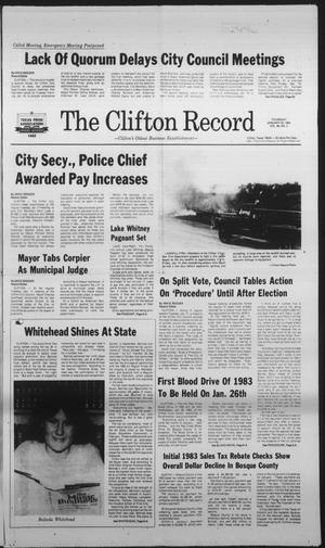 The Clifton Record (Clifton, Tex.), Vol. 88, No. 3, Ed. 1 Thursday, January 20, 1983