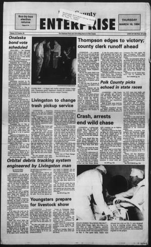 Polk County Enterprise (Livingston, Tex.), Vol. 112, No. 20, Ed. 1 Thursday, March 10, 1994