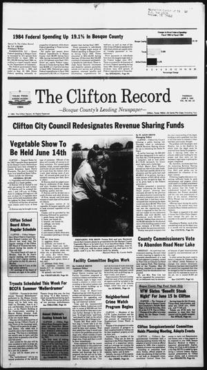 The Clifton Record (Clifton, Tex.), Vol. 90, No. 23, Ed. 1 Thursday, June 6, 1985