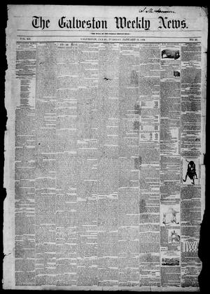 Primary view of object titled 'Galveston Weekly News (Galveston, Tex.), Vol. 12, No. 45, Ed. 1, Tuesday, January 15, 1856'.