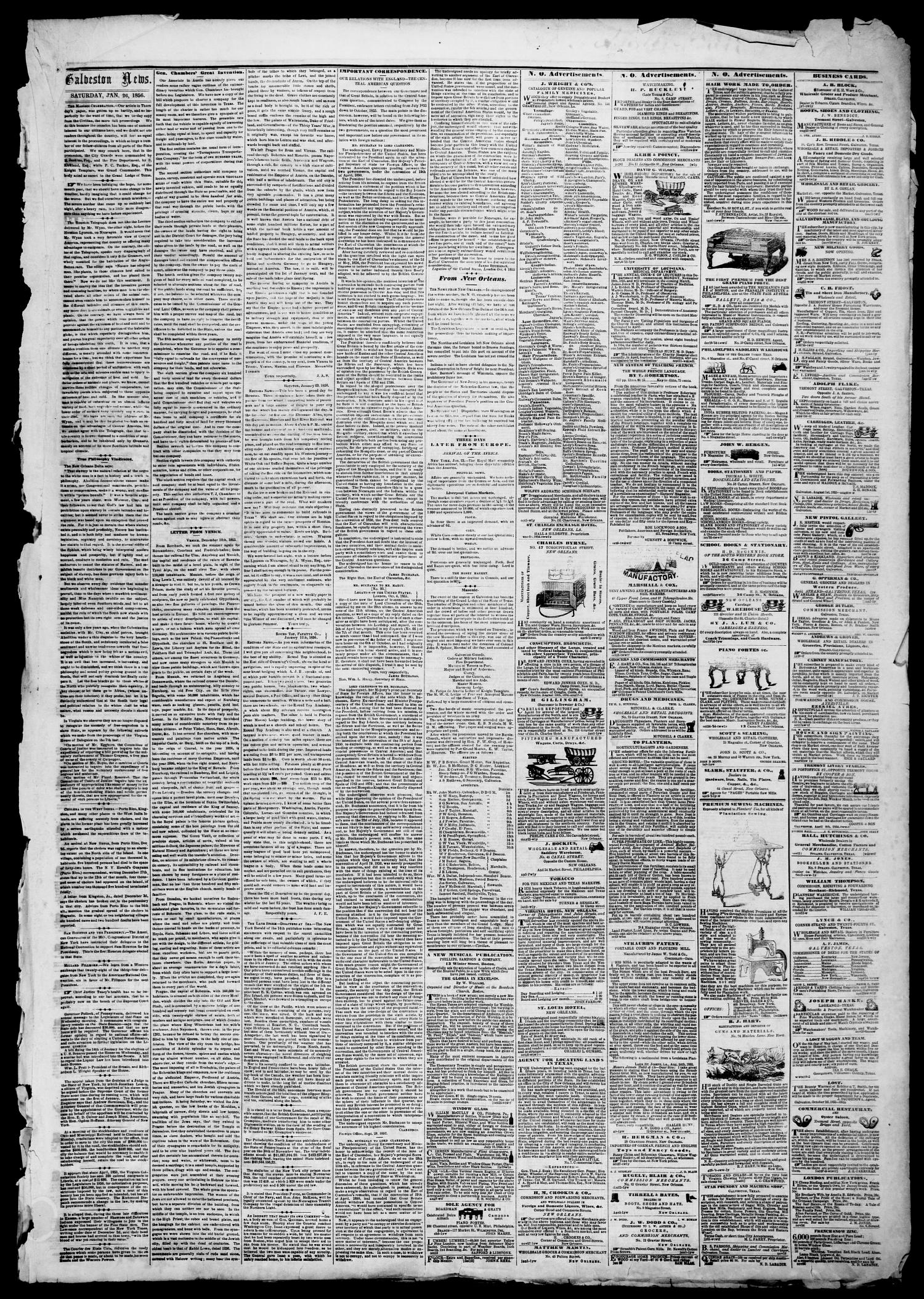 Galveston Weekly News (Galveston, Tex.), Vol. 12, No. 47, Ed. 1, Tuesday, January 29, 1856
                                                
                                                    [Sequence #]: 3 of 4
                                                