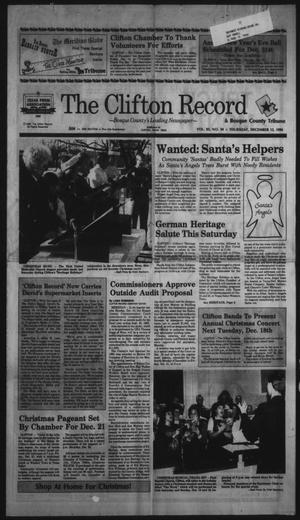 The Clifton Record and Bosque County Tribune (Clifton, Tex.), Vol. 95, No. 50, Ed. 1 Thursday, December 13, 1990