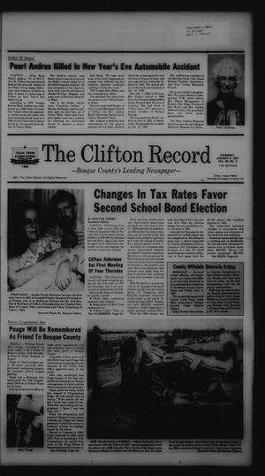 The Clifton Record (Clifton, Tex.), Vol. 92, No. 2, Ed. 1 Thursday, January 8, 1987