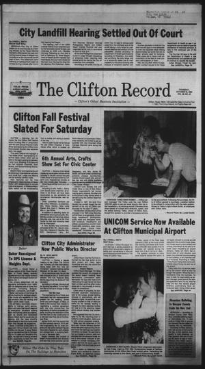 The Clifton Record (Clifton, Tex.), Vol. 89, No. 42, Ed. 1 Thursday, October 18, 1984