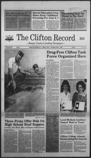 Primary view of object titled 'The Clifton Record (Clifton, Tex.), Vol. 94, No. 22, Ed. 1 Thursday, June 1, 1989'.