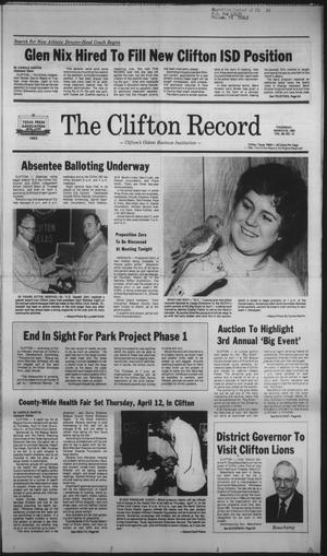The Clifton Record (Clifton, Tex.), Vol. 89, No. 12, Ed. 1 Thursday, March 22, 1984