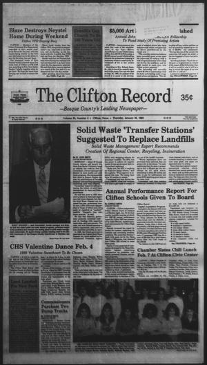 The Clifton Record (Clifton, Tex.), Vol. 94, No. 4, Ed. 1 Thursday, January 26, 1989