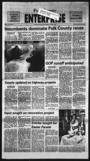 Polk County Enterprise (Livingston, Tex.), Vol. 114, No. 21, Ed. 1 Thursday, March 14, 1996