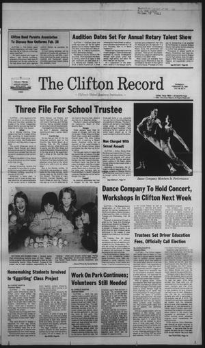 The Clifton Record (Clifton, Tex.), Vol. 89, No. 8, Ed. 1 Thursday, February 23, 1984