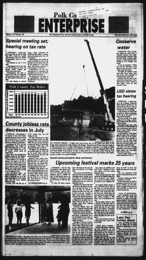 Polk County Enterprise (Livingston, Tex.), Vol. 117, No. 70, Ed. 1 Thursday, September 2, 1999