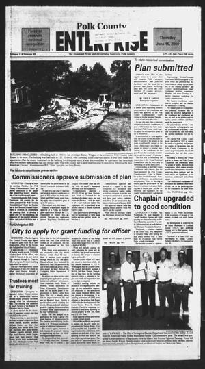Polk County Enterprise (Livingston, Tex.), Vol. 118, No. 48, Ed. 1 Thursday, June 15, 2000